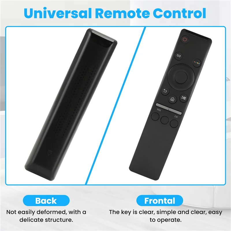 모든 삼성 LED QLED LCD UHD SUHD HDTV 4K 8K TV용 범용 리모컨 교체, Netflix, Prime Video, WWW 포함