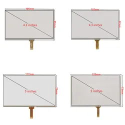 Universal 3.5/4.3/5/7 Inch Resistance Digitizer Touch Screen Panel Glass For GPS Navigation MP3 Welding junction Replacement