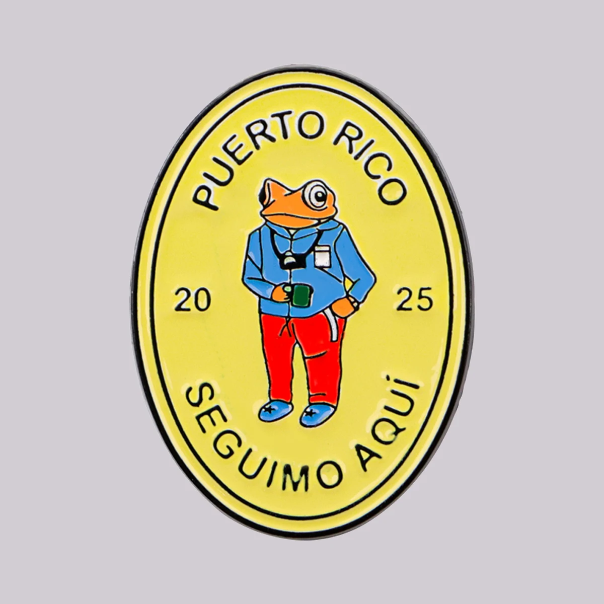 

Photographer Frog Enamel Pin Funny Brooch Pines Lapel Pins Badge on Backpack Clothing Accessories Animal Jewelry Friends Gifts