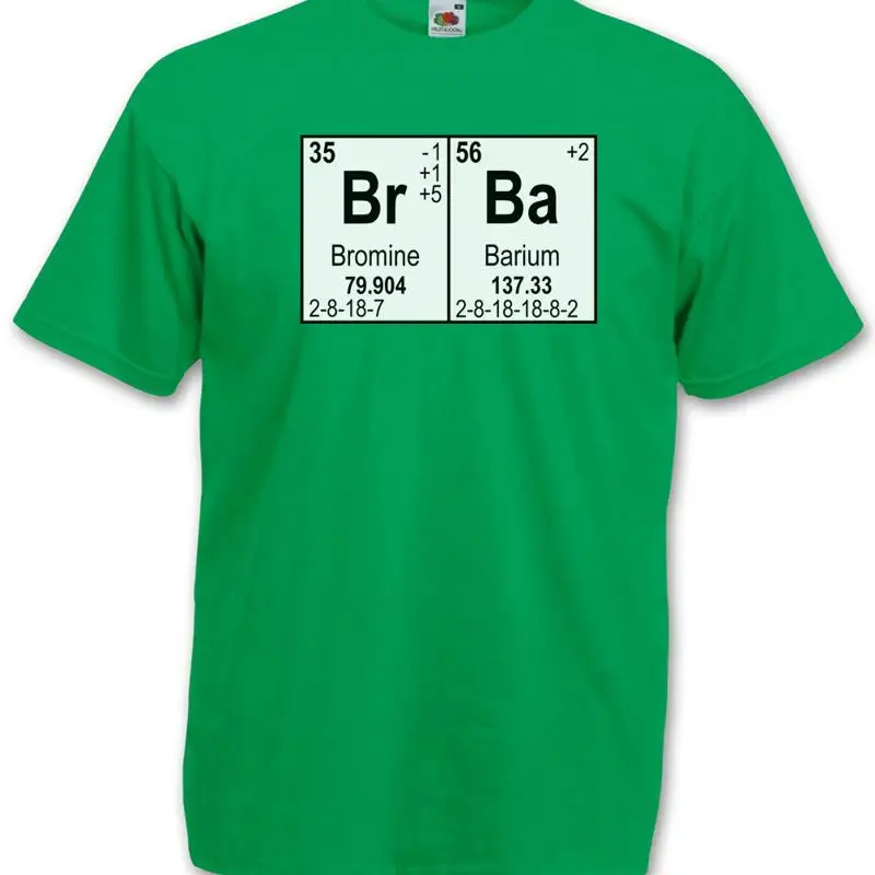 BR BA II LOGO T shirt Breaking Walter Heisenberg Meth Chemistry Mr White Bad