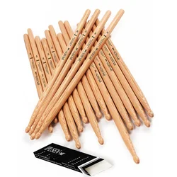 Professional Wooden Drum Sticks For Beginners Children Practice 5A 7A Oak Wood Drumsticks Percussion Instrument Accessories