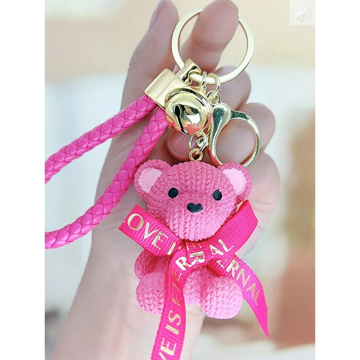 1/2 Piece Bow Tie Teddy Bear Keychain Pendant, Exquisite and Cute Cartoon Car Keychain, Suitable for Gifts, Wallets, Backpacks, Key Rings, and Bag Decorations, for Daily Use, Holiday and Birthday Gifts