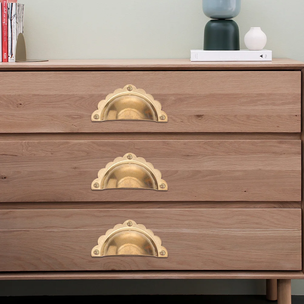 

2Pcs Vintage Cabinet Pulls Style Metal Drawer Handles Furniture Cupboard Wardrobe Door Pulls Drawer Knob