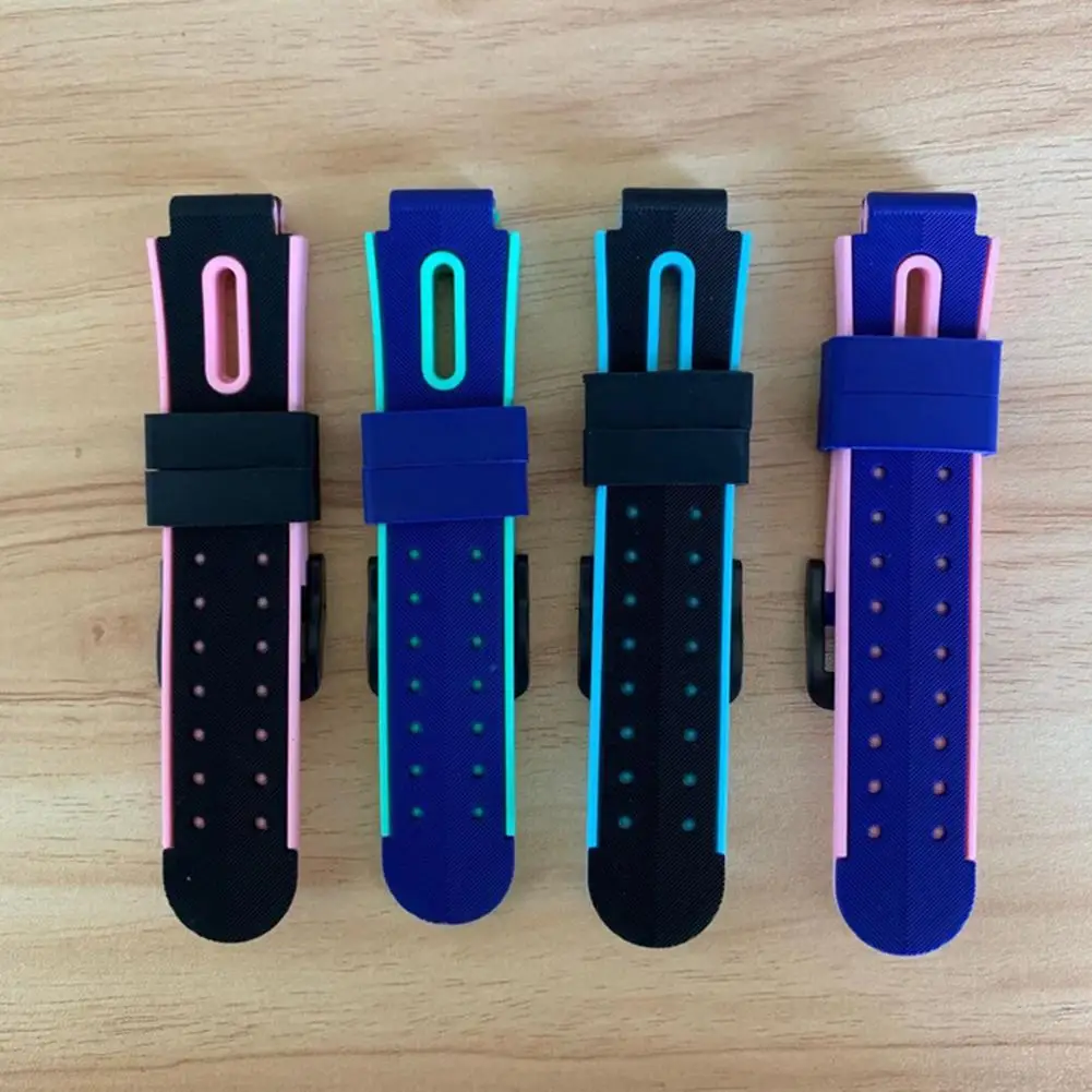 Stylish Watch Belt  Skin-friendly Eco-friendly Watchband  15mm Smartwatch Silicone Wristband