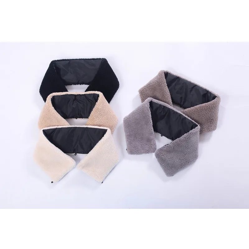 

Воротник из овечьей шерсти, защищающий от загрязнений, продается отдельно, универсальный искусственный воротник, воротник-стойка, защищающий от загрязнений, меховой воротник, воротник для пуховика.