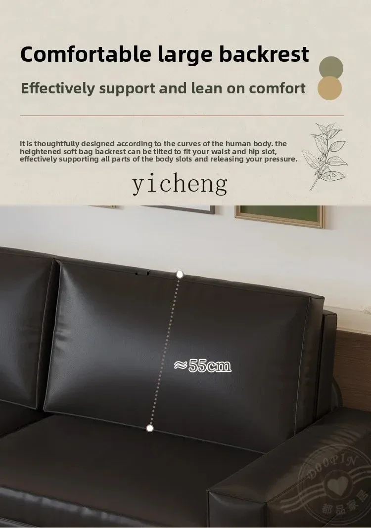 YY-  sofa bed living room small apartment double folding dual-purpose straight row office sofa