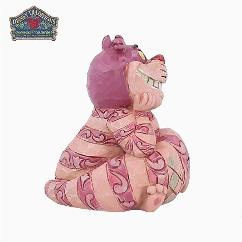 디즈니 오리지널 차고 키트 이상한 나라의 앨리스의 모험 청키셔 고양이 장식 애니메이션 액션 피규어 소년을위한 장난감