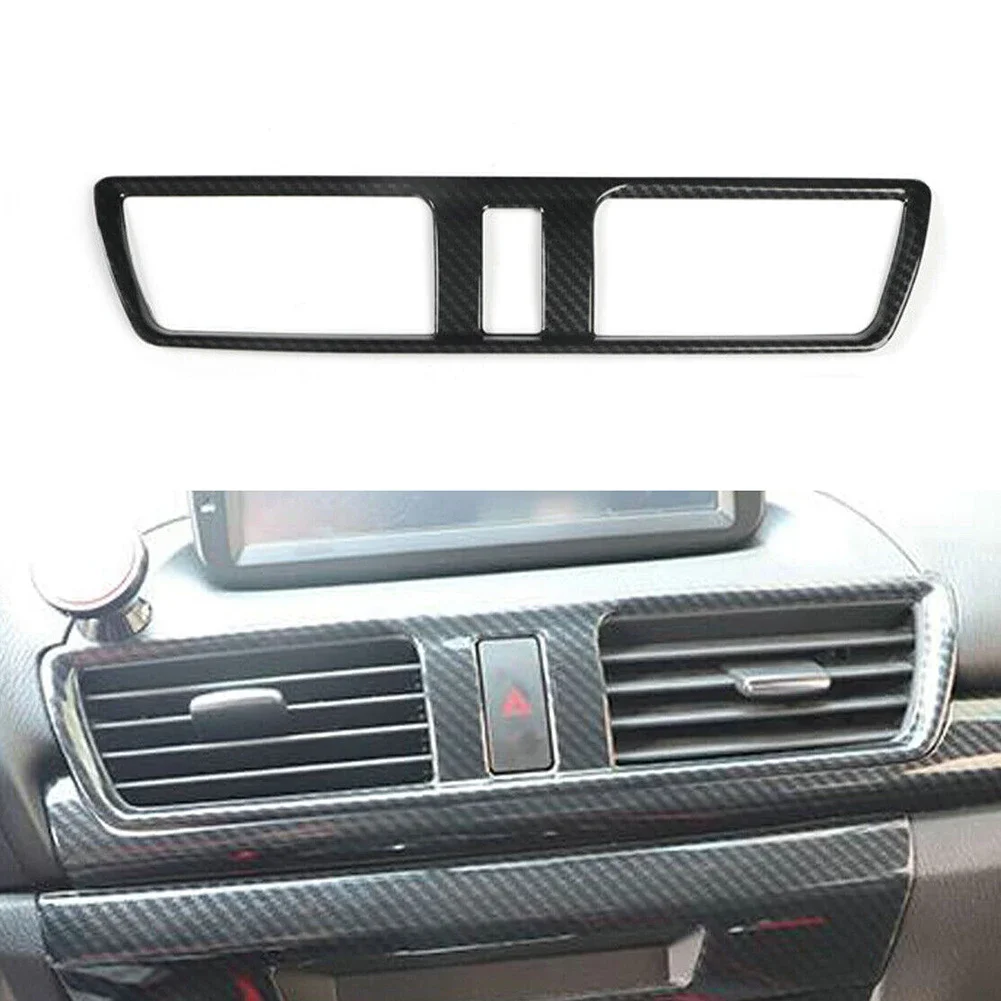 

Carbon Fiber Finish Air Outlet Vent Trim Cover Compatible with For Mazda 3 Axela from '14 '19 Stylish Addition