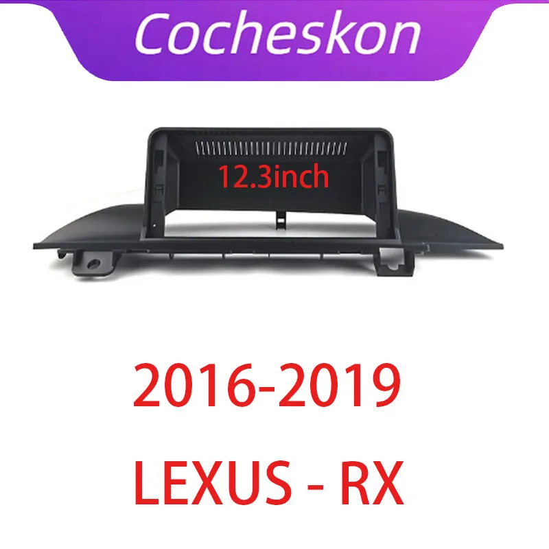 12.3INCH Car Radio Installation DVD GPS Mp5 Plastic Fascia Panel Frame for 2016-2019 LEXUS RX