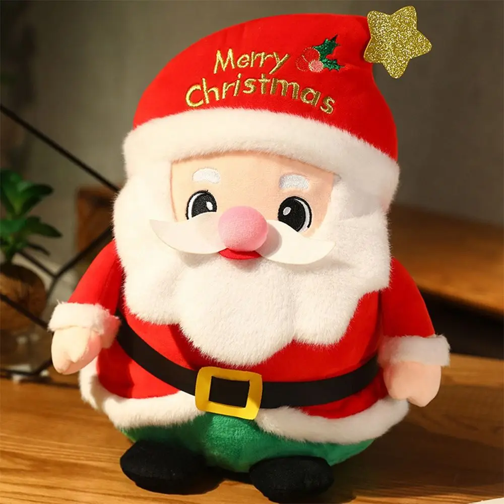 2024 Soft Santa Claus Plush ของเล่นน่ารัก Surprise คริสต์มาสของขวัญเดสก์ท็อปตกแต่ง