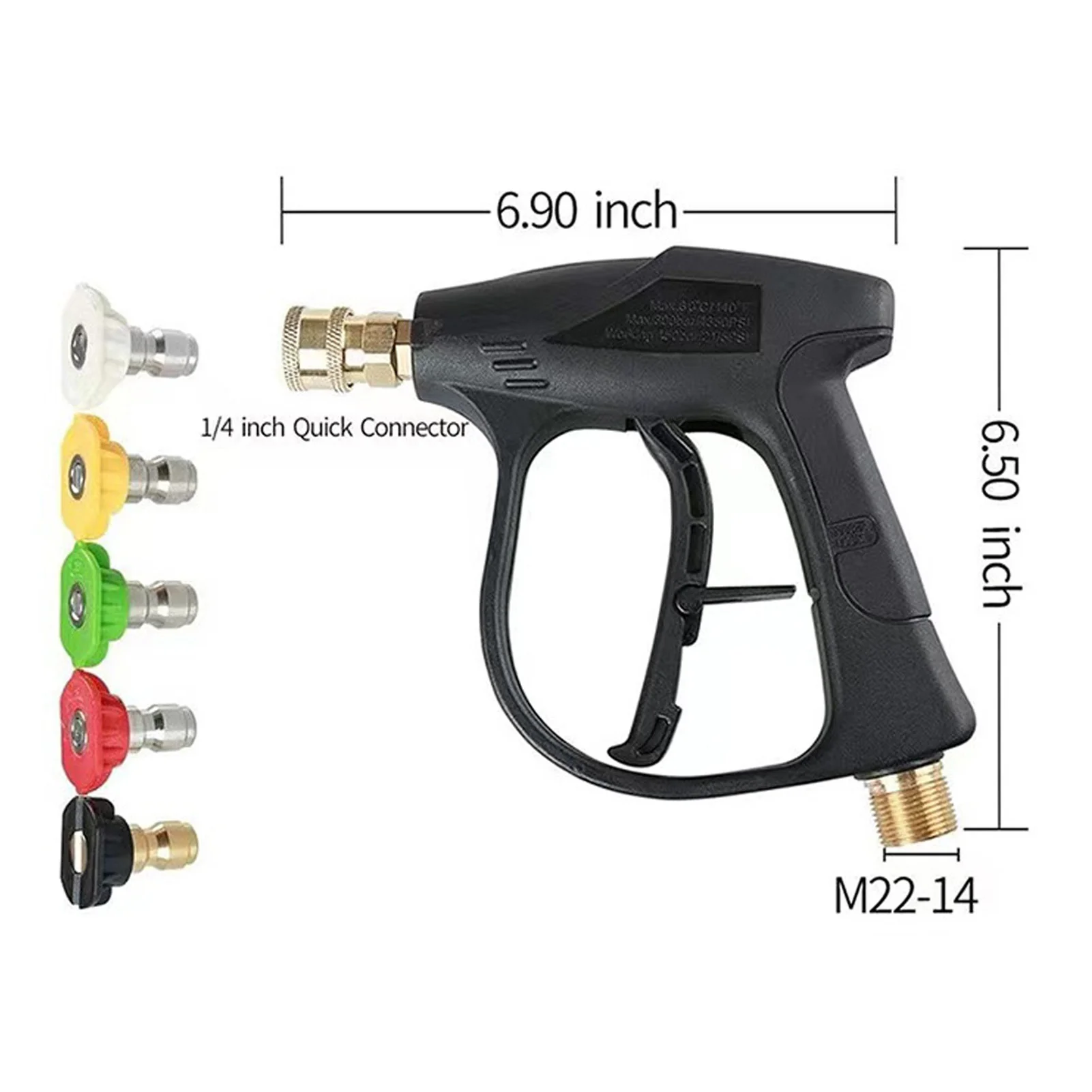 High-Pressure Cleaner Handheld High-Power Professional Safety High-Pressure Cleaning Equipment Easy To Install Used For Cleaning