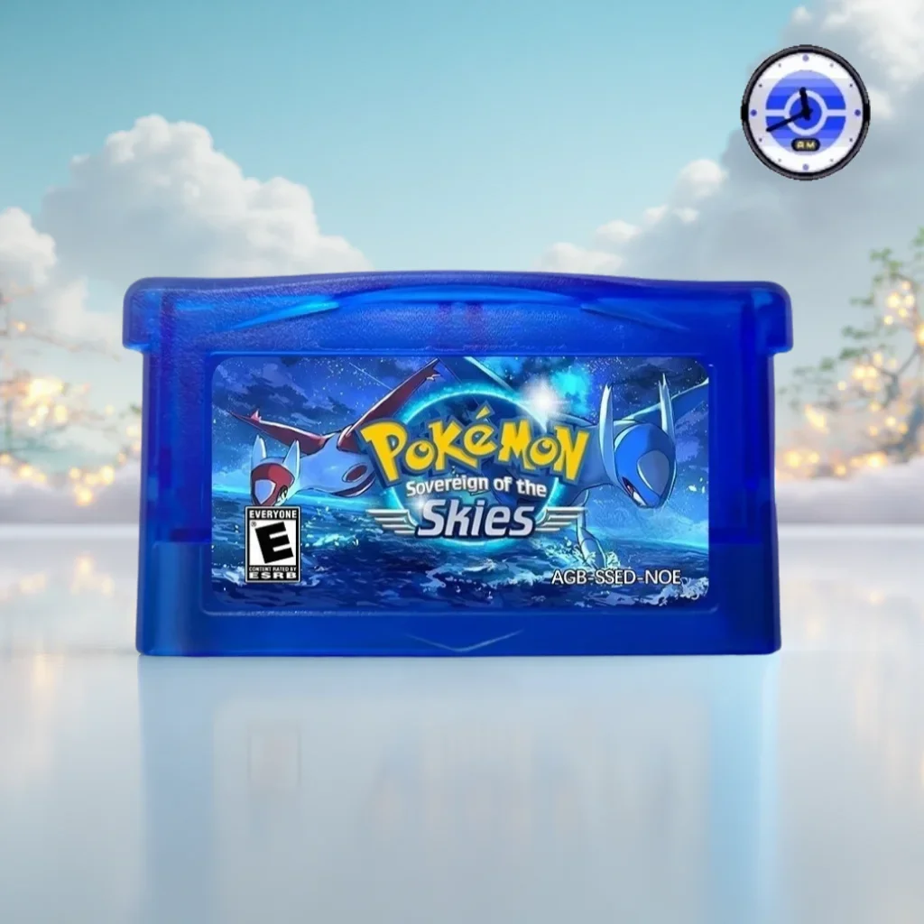ポケモン-天空の君主-gba-rom-ドイツ語版修正フラッシュゲームカートリッジ-rtc対応