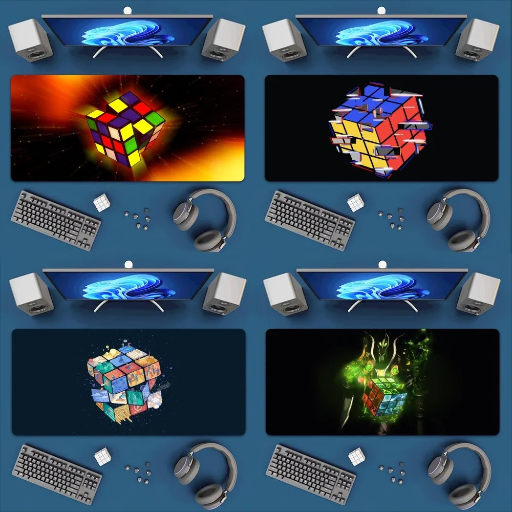 Intellektuelle Rubiks Übungen Würfel Mouse pad Büro große Maus matte Tastatur matten Gummi PC