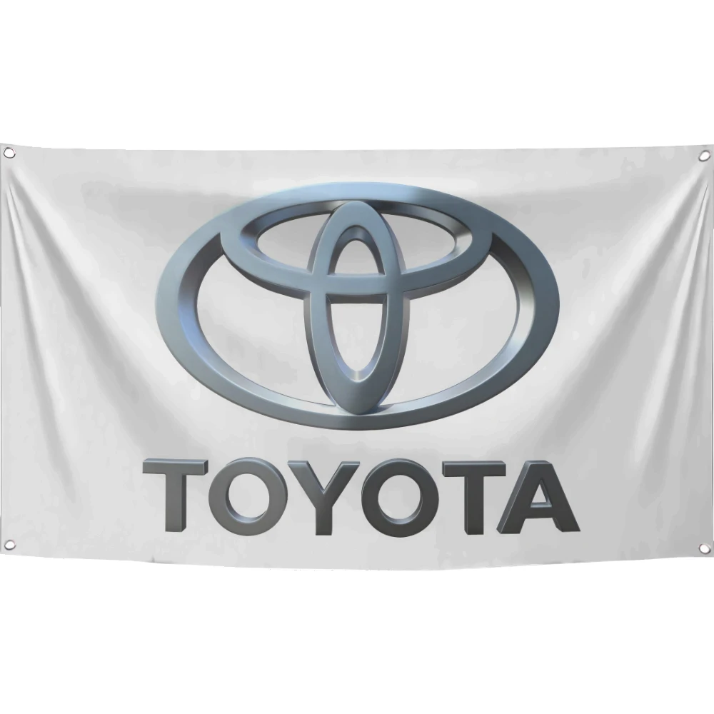 3x5 Ft T-toyotas Car Flag Polyester Digital Printed car Banner For Decoration