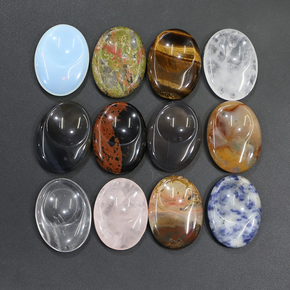 Selling Natural Stone Thumb Face Gua Sha Tool Healing Agate Crystal Amethyst Mineral Hand Massage Beauty Product Wholesale 10Pcs