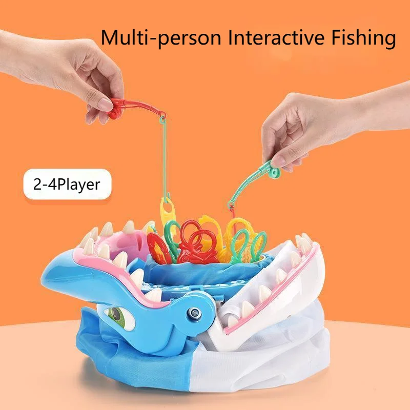 Imagem -03 - Shark Bite Finger Desktop Game Biting Party Thriller Crianças e Adultos Decompression Prank Toy