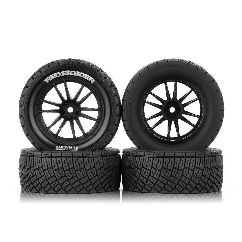 1/10 1/12 1/14 Scale 12mm Hex Flat Rally Wheel Rims Tires For Tamiya WLtoys ARRMA KYOSHO HSP RC Off Road Buggy Parts