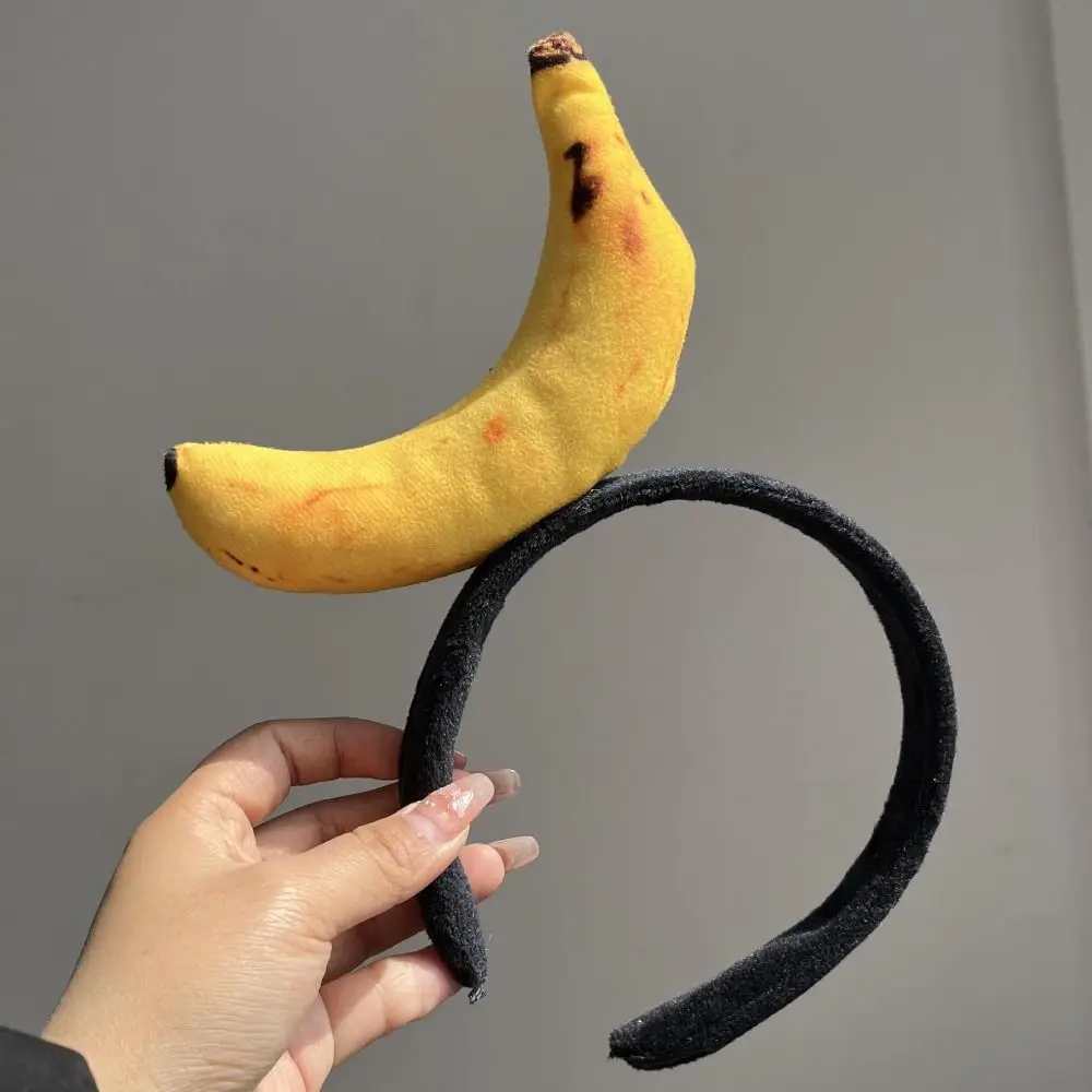

Fashion Kawaii Simulated Food Hair Hoop Headwear Tomato Fruits Headband Banana Potato Vegetable Hair Bands Party
