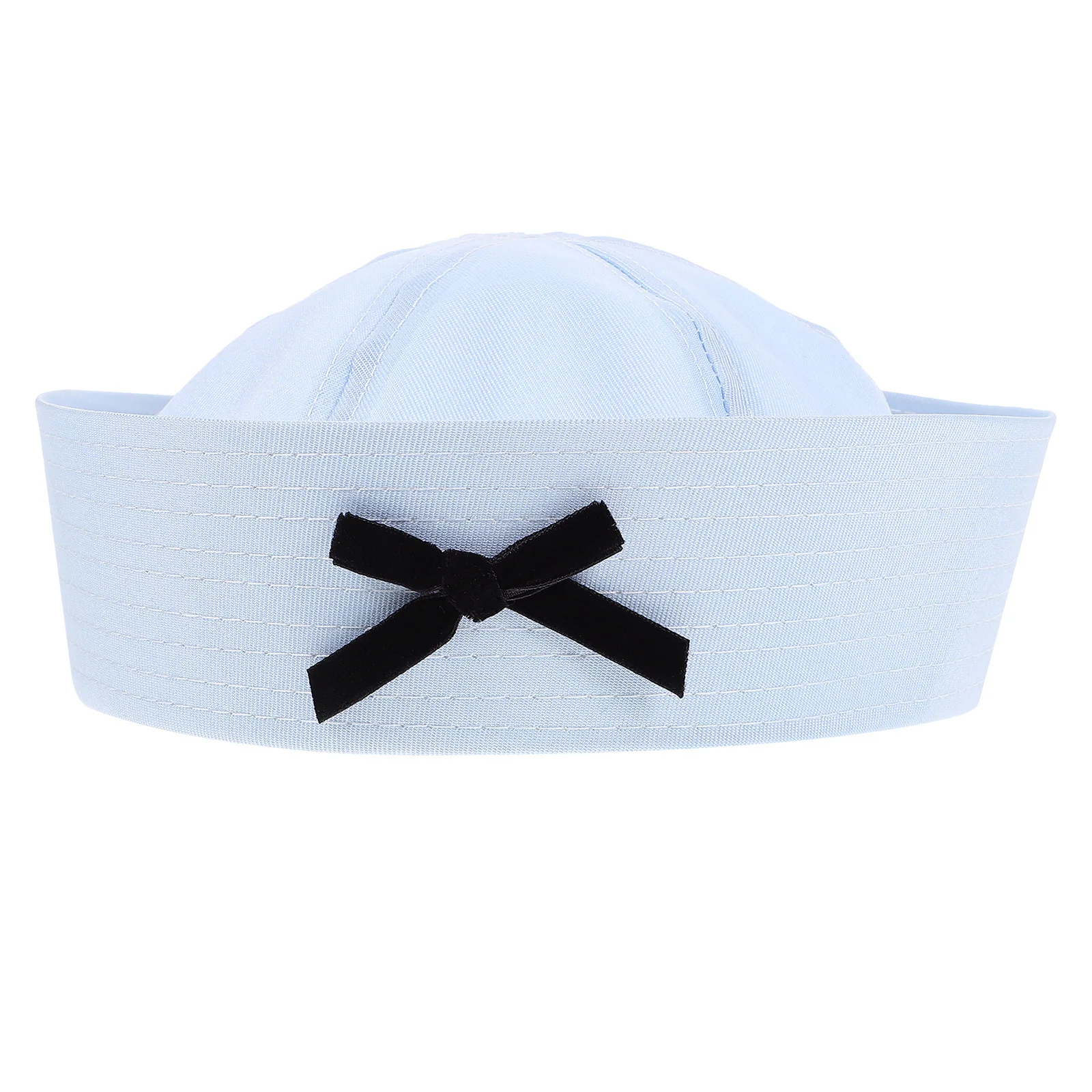

Sailor Hat Women Bowknot Sailor Cosplay Hat Classic Color Fabric Breathable Cute Costume Accessory Women Hats Boat Hat,