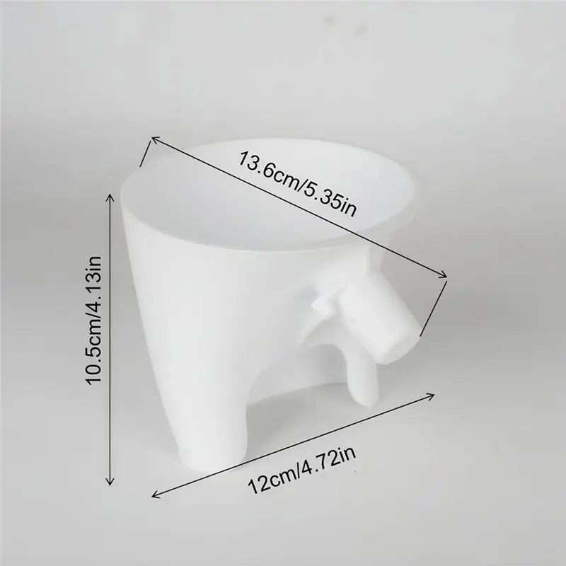 [NEW!A38F】 No-Mess Dishwasher Safe Baking Tool 2Pcs, For Kitchenaid Mixer 5 Qt, Anti-Splash Tilt-Head Attachment Flour Funnel