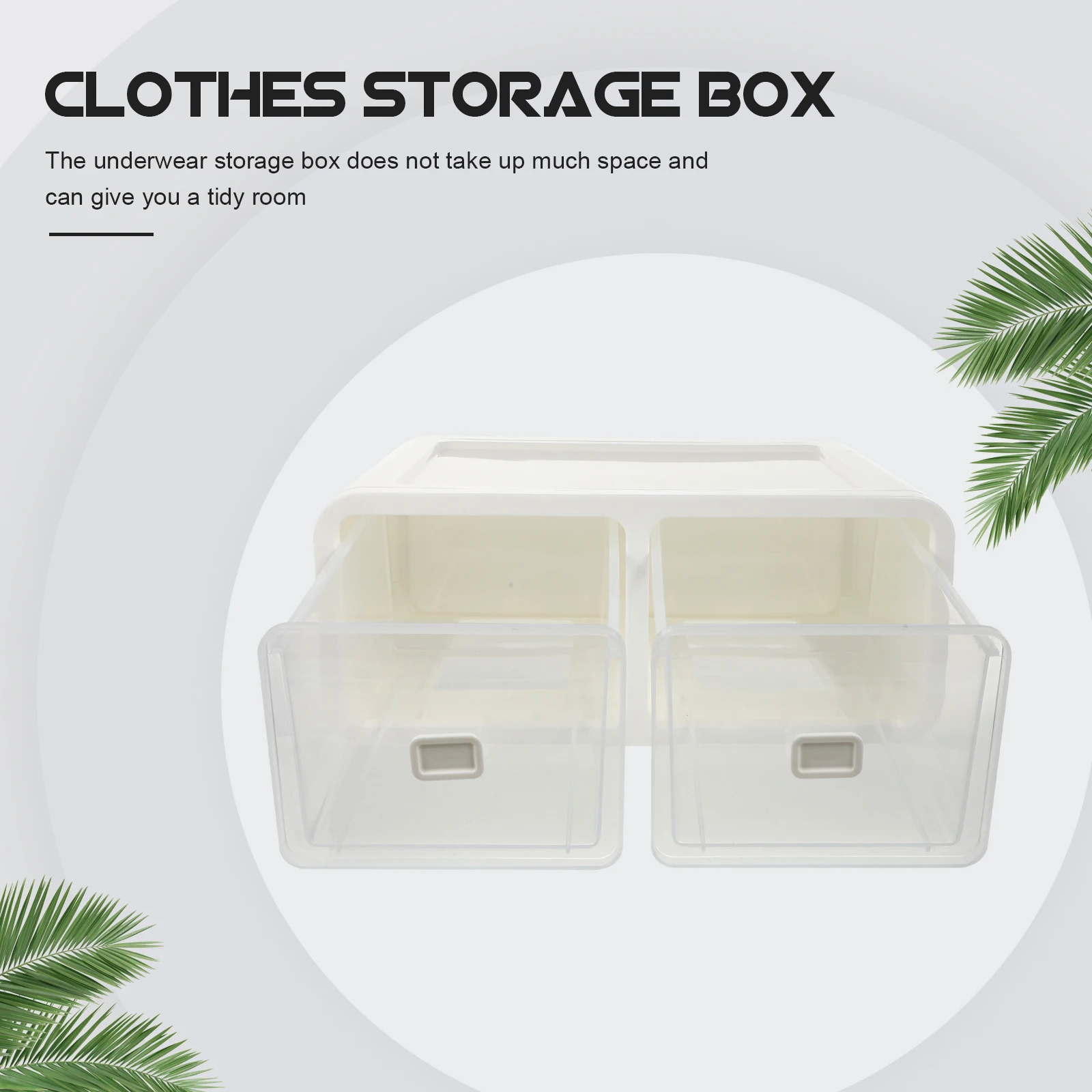 

1Pcs Drawer Type Simple Underwear Storage Box Wardrobe Organizer Socks Underpants Sorting Container Underwear Box