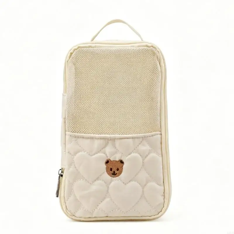 Portable Diaper Bag With Large Pockets For Baby Items Travel Friendly And Easy To Clean Polyester A2UB