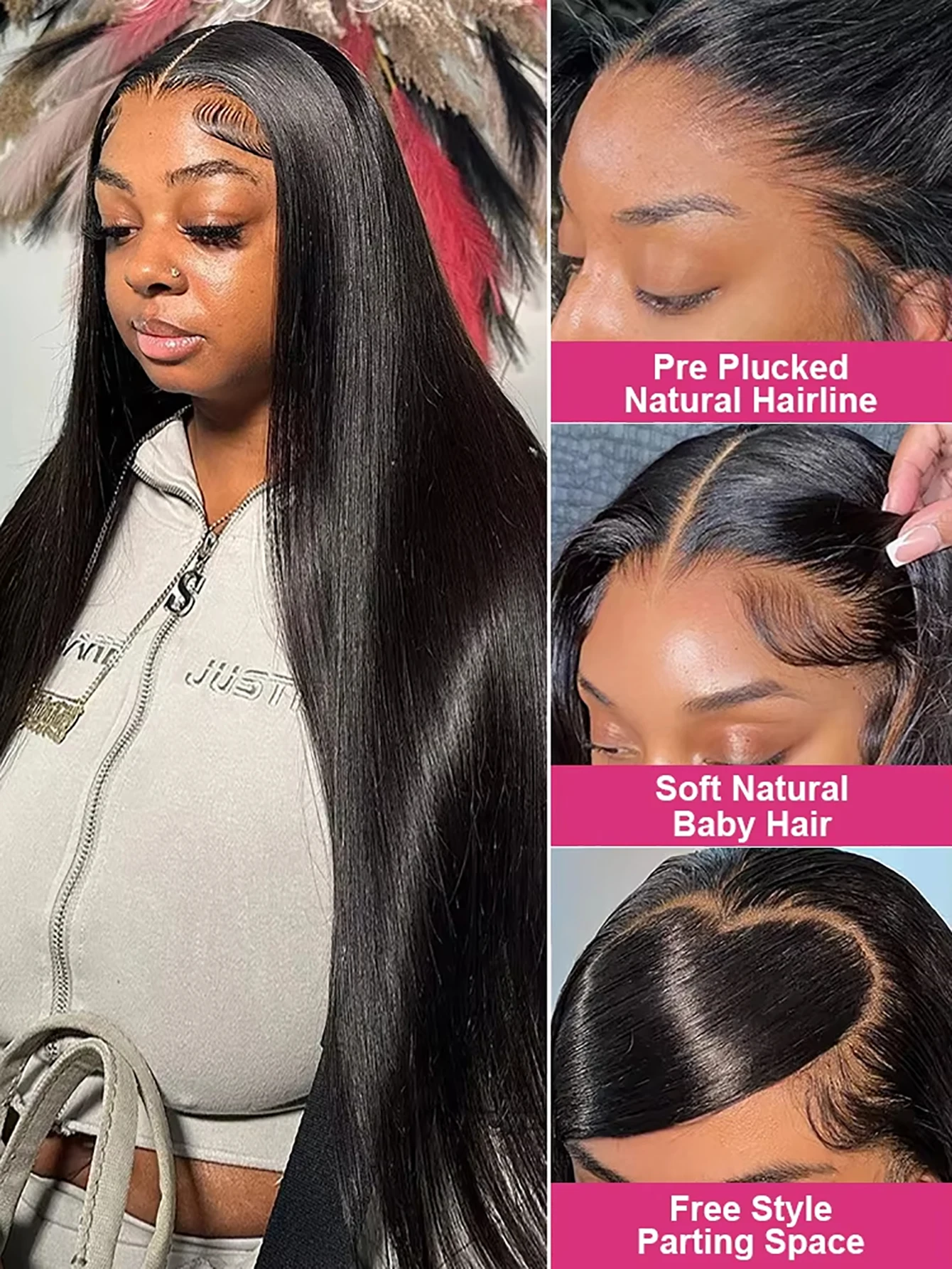 14 بوصة شعر مستعار شعر الإنسان 13x4 Hd الدانتيل الشفاف الجبهة الباروكات شعر الإنسان قبل قطعها غلويليس شعر مستعار 200% الكثافة شعر مستعار قصير مستقيم #4