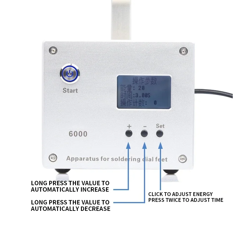 TAO TAO herramientas profesionales  reparación de relojes, aparato para soldar pies  esfera