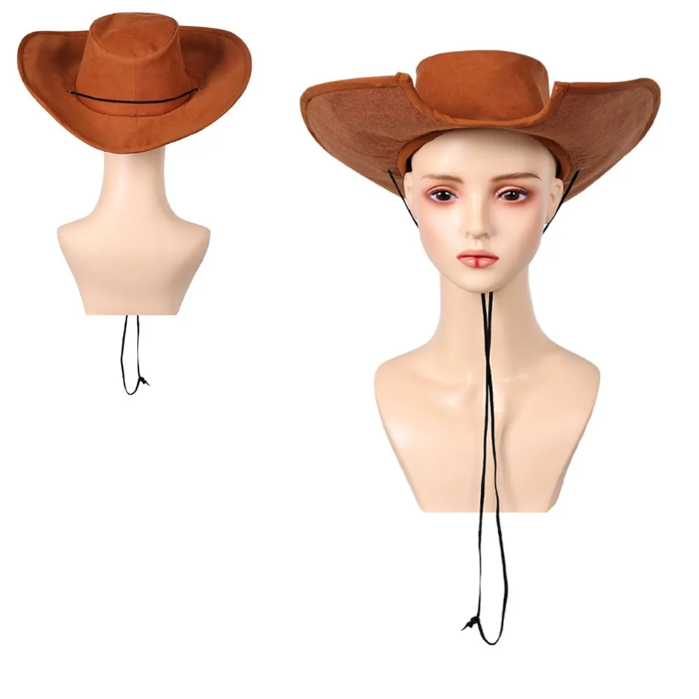 Chapeau de Cowboy Occidental pour Cosplay Adulte, Casquette de Jeu Final Cos nette, Vêtements de Sauna, Accessoires de ixd'Halloween et de Carnaval