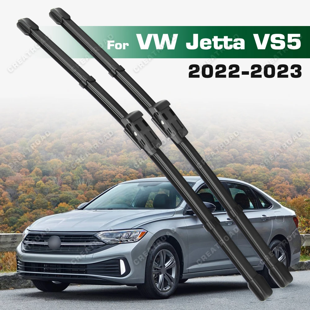 

For VW Jetta VS5 2022-2023 Wiper Front Wiper Blades Windshield Windscreen Window Brush 26"+18"