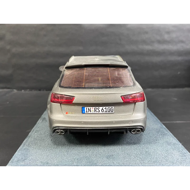 Défectueux MH MOTORHELIX 1/18 échelle Audi RS6 gris résine modèle de voiture jouet à collectionner cadeau Souvenir affichage ornement