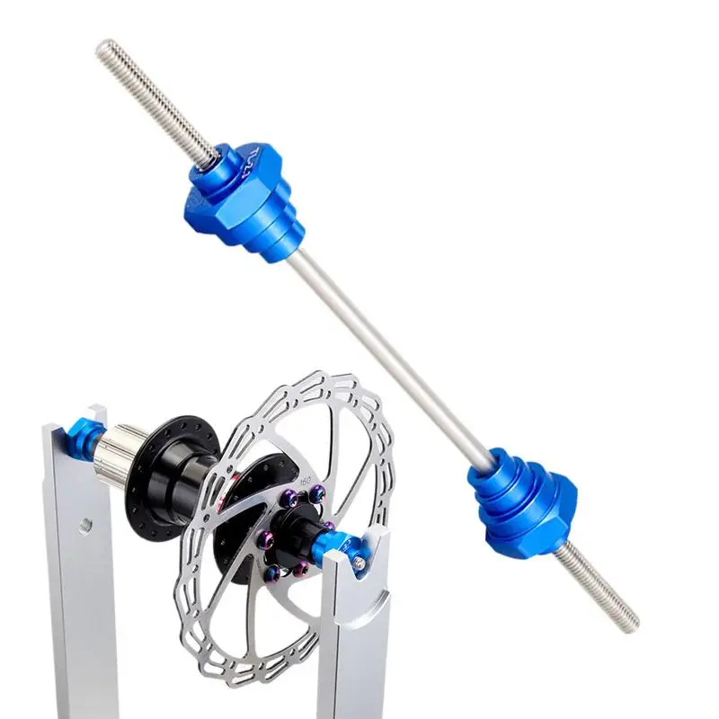 

Front Thru Axle Adapter Bicycles Wheel Truing Stand Bicycles Workstands For Maintenance And Repair Trailer Setup Indoor Training
