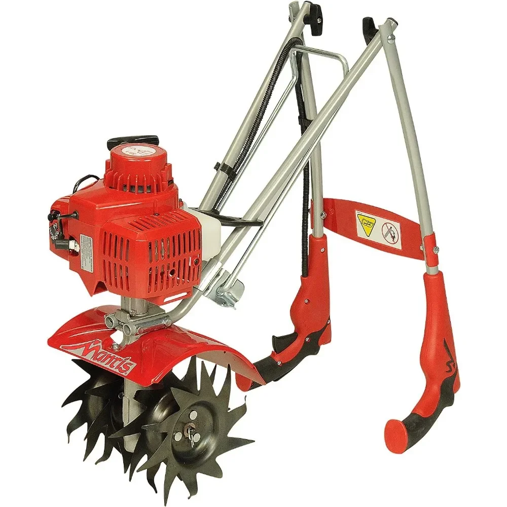 2-takt 21,2cc motor plus helmstok/cultivator voor 75% eenvoudigere start rood