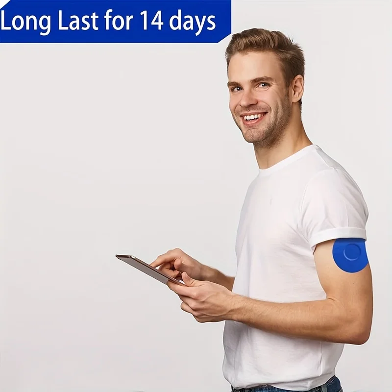 20/30-Pack Waterproof Libre 3 Sensor Covers, Flexible CGM Tape, Hypoallergenic, Latex-Free, 14 Days, Glue-Free Center