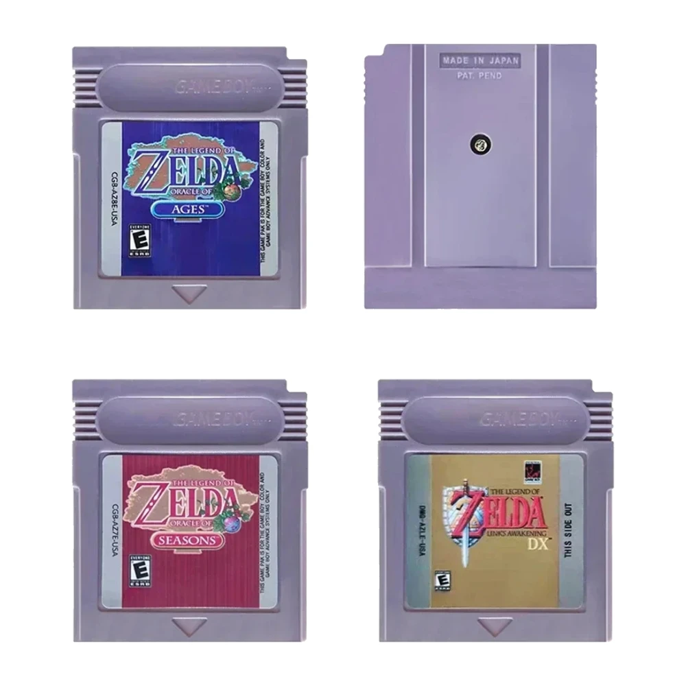 Versione USA Gioco a 16 bit Zelda GBC Cartuccia di gioco Console Card Legend of Zelda Awakening Oracle of Seasons DX Links Awakening