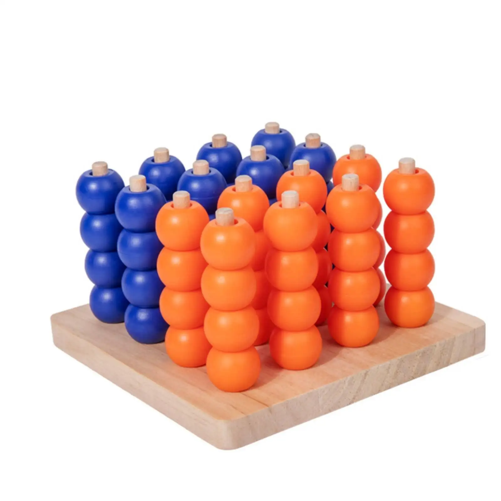 Educational Wooden Strategy Board Game 3D Family Table Game Puzzle for Children Learning