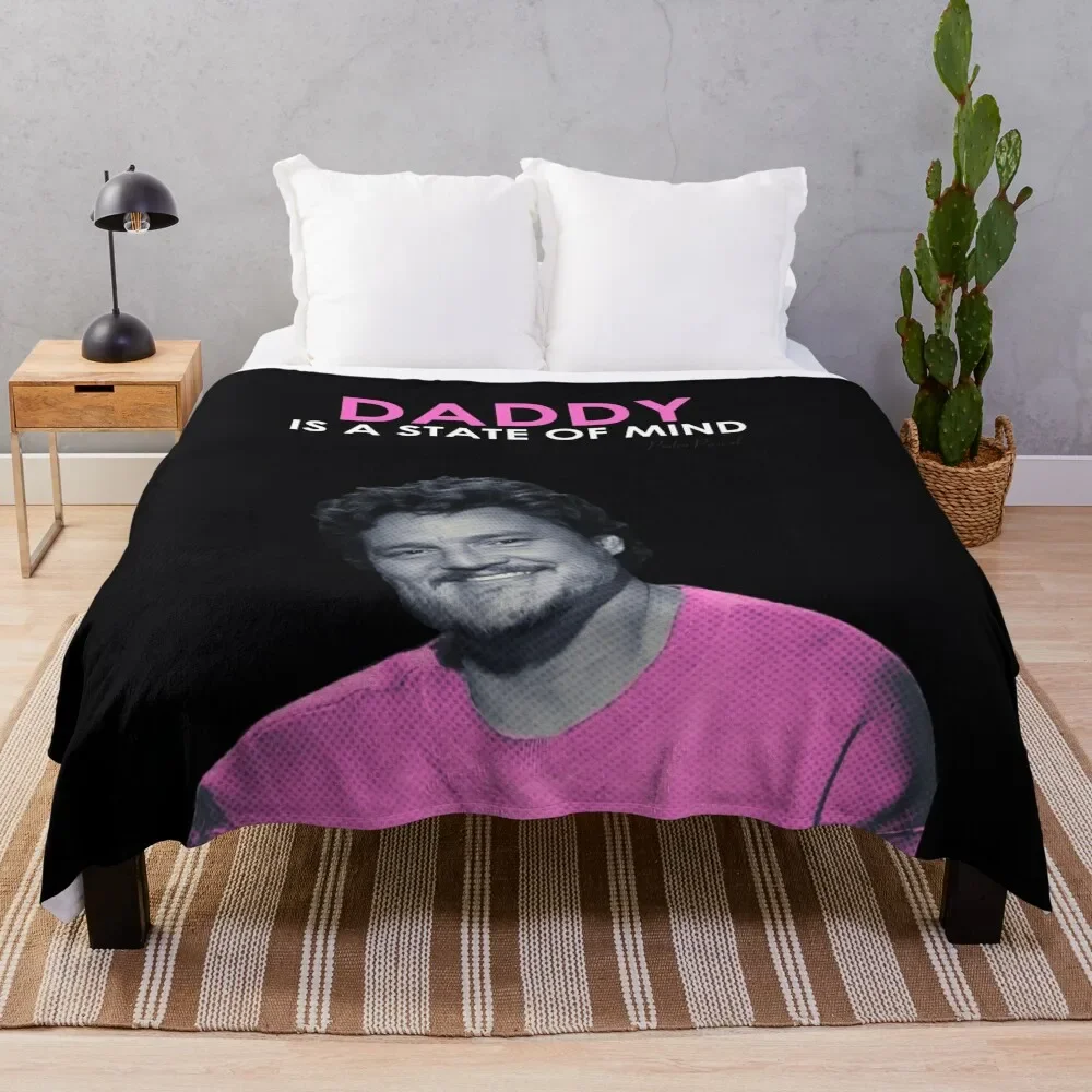 

Pedro Pascal Daddy Throw Blanket Soft Warm Blanket Gift for Grandparents