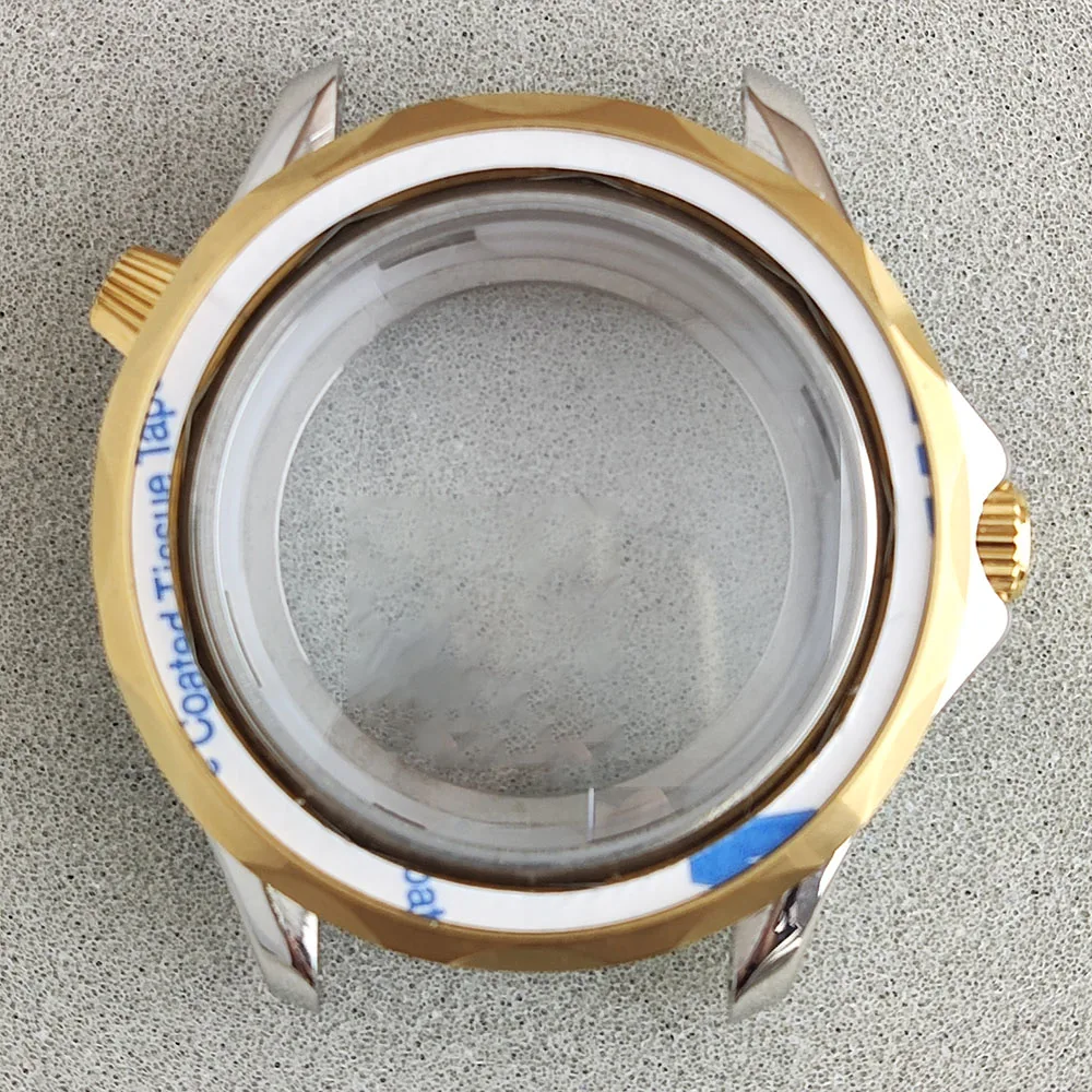 ساعة ميكانيكية معدلة مع حزام ، غلاف غواصة قرن آمون ، فولاذ مقاوم للصدأ ، غطاء NH35 ، إكسسوارات الحركة ، 42 ، ، 20