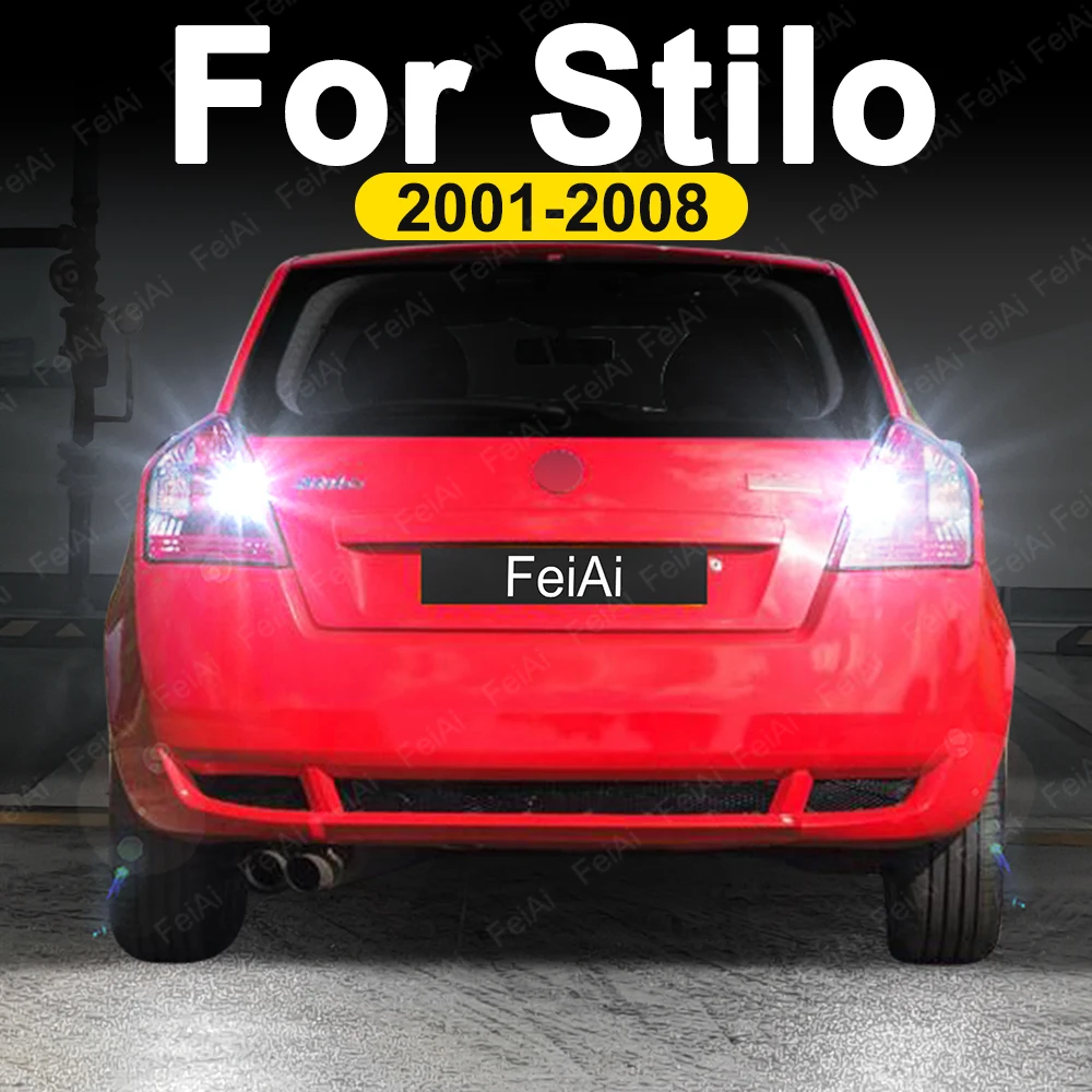 For Fiat Stilo LED Reverse Light 2001 2002 2003 2004 2005 2006 2007 2008 Stilo Accessories Super Bright LED Reversing Light Bulb