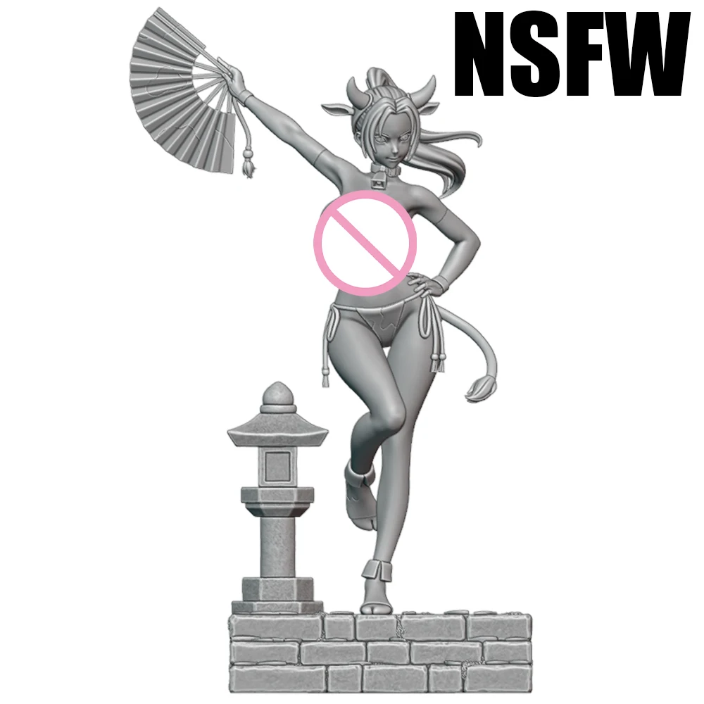 1:24 벨 파이터 섹시 레이디 NSFW 인형 3D 프린팅 모델 레진 미도색 피규어 모델 키트 차고 Gk 키트 조립식 DIY 장난감