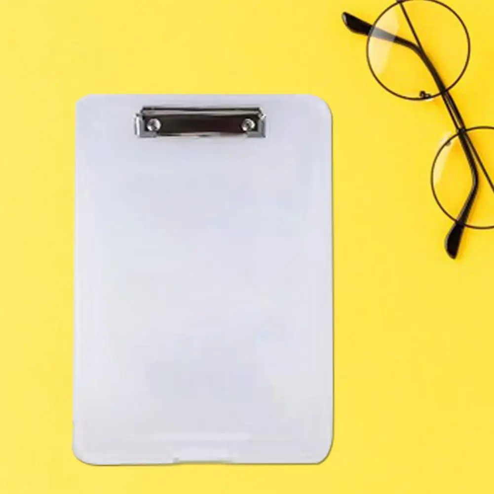 Waterproof Document Holder Waterproof A4 Document Organizer with Stickers for School Office Flat File Folder with Clip 2-in-1