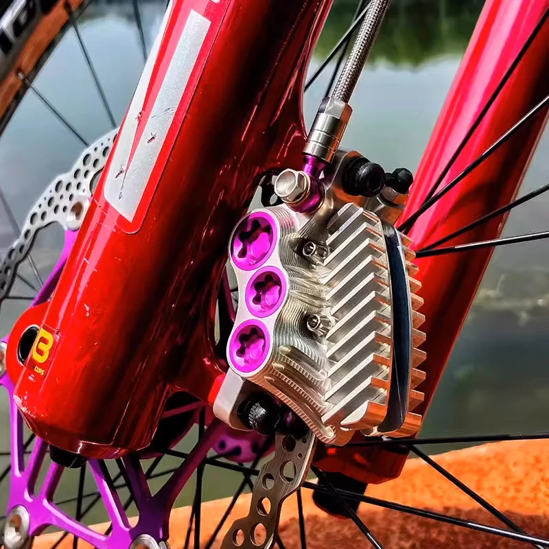 

Super ebike Light Bee X/S Conversion Kit: Six-Piston Hydraulic Brake Front Rear Brake Assemblies Mountain Bike Disc Brake kits