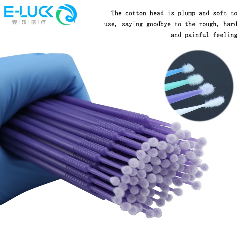 100PCS/Pack Dental Disposable Micro Brushes Applicators Micro Brush Dentistry Odontologia Extension Cleaning SticksTools