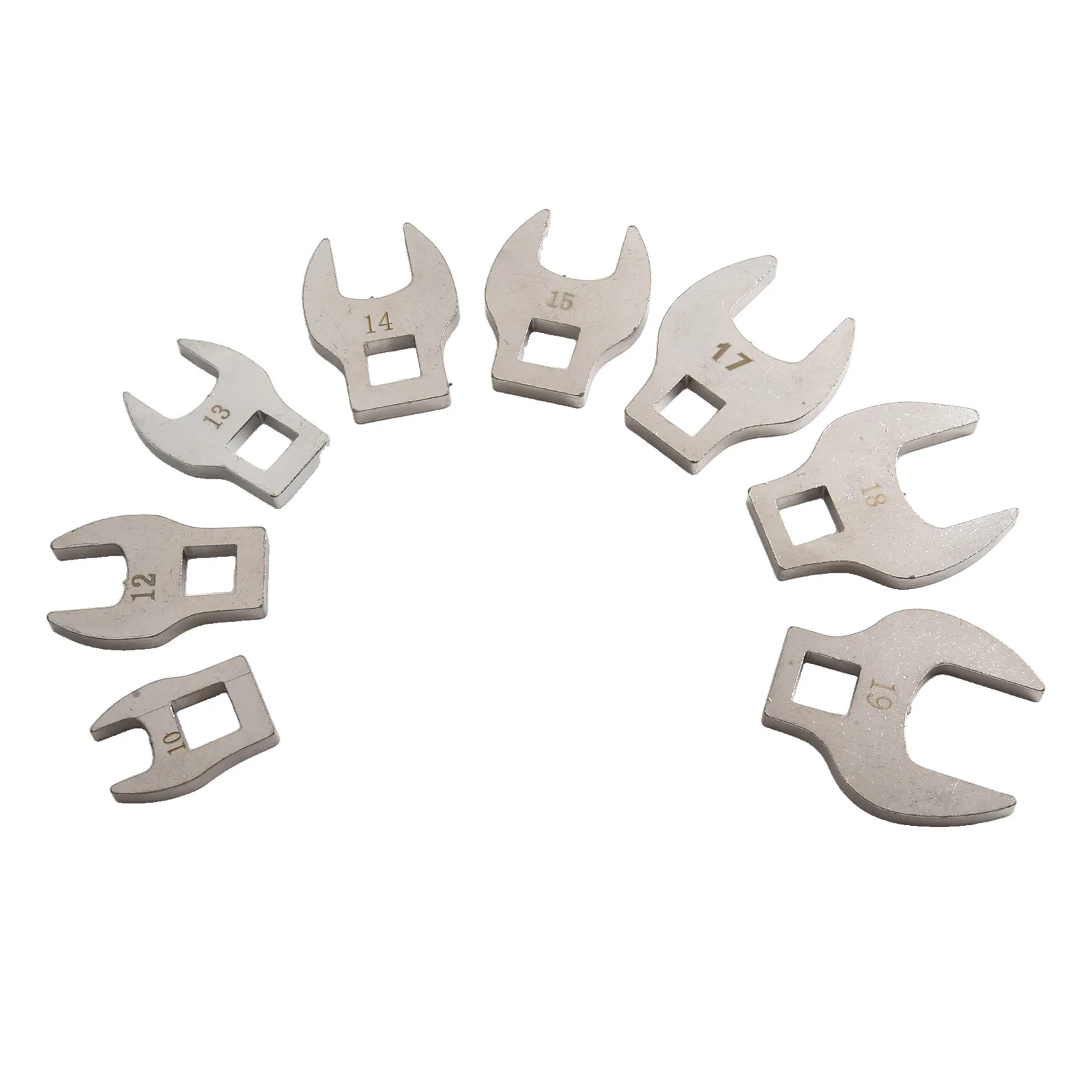 Simplify Your Repairs Complete your toolkit with our essential eight piece metric crowfoot wrench set perfect for automotive use