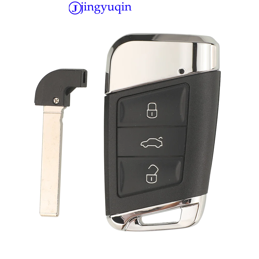 Jingyuqin تعديل 434MHZ MQB48 التحكم عن بعد في مفتاح السيارة لشركة فولكس فاجن فولكس فاجن باسات البديل Magotan B8 سوبيرب سكودا A7 2015-2020