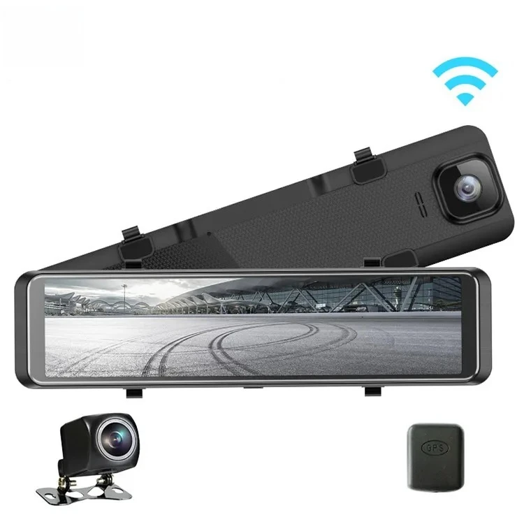 

4K Mirror Dash Cam 12 inch Full Screen Car Video Recorder Night Vision Car DVR Camera