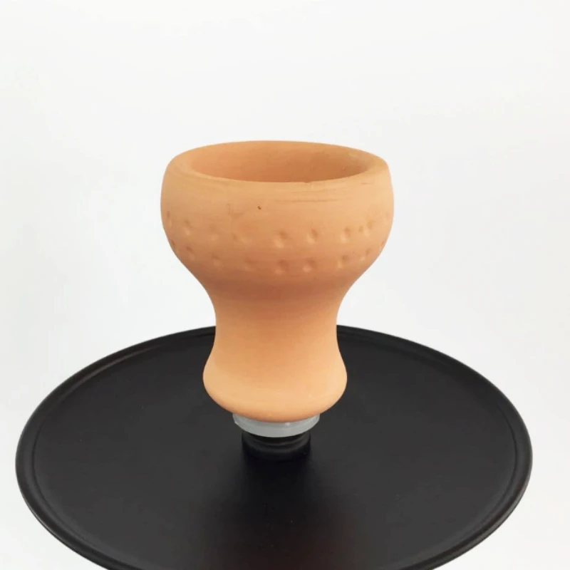 shisha Accessories factory exports Arabian red clay ceramic smoke pot shisha bowl smoke pot