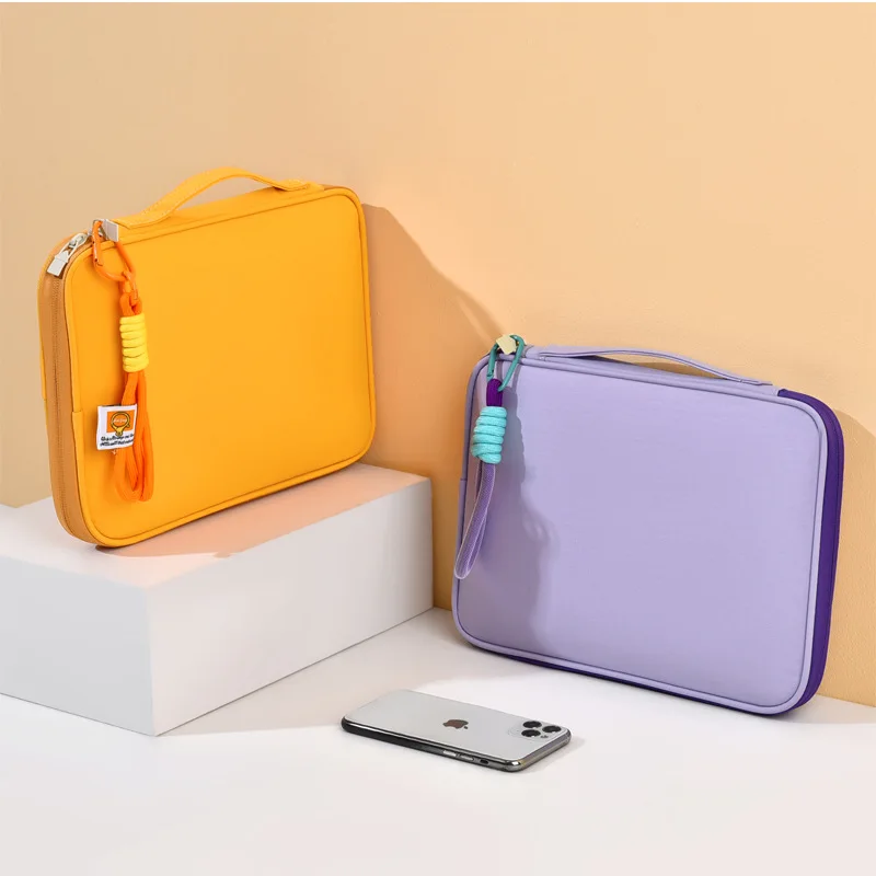 حافظة كمبيوتر محمول مقاس 11-16 بوصة حافظة عالمية مقاومة للصدمات ومقاومة للماء بزاوية 180 درجة لأجهزة MacBook iPad Air Pro Dell HP Lenovo Tablets