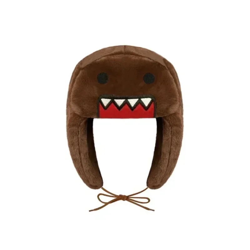 13 Styles Cartoon Domo Kun Gengar Pichachu Winter Warm Hat Ushanka Hat Winter Hat for Boys Girls Kids Cartoon Anime Cap Gorras