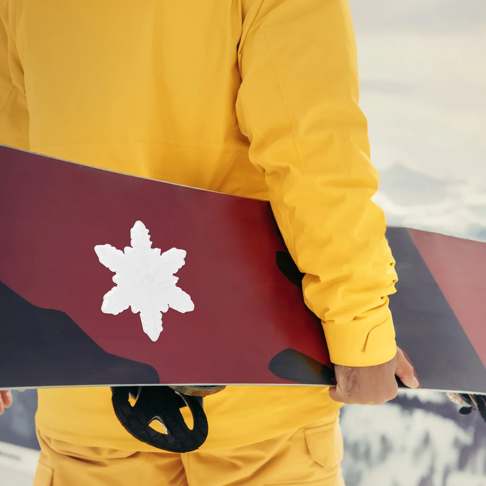 

s Ski Board Anti slip Pad Nonslip Sticker Transparent Snowflake Pads Snowboard Supplies Outdoor Sports Accessories